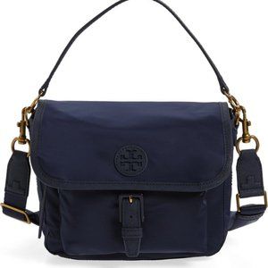 Tory Burch Nylon Scout Crossbody Navy Blue
